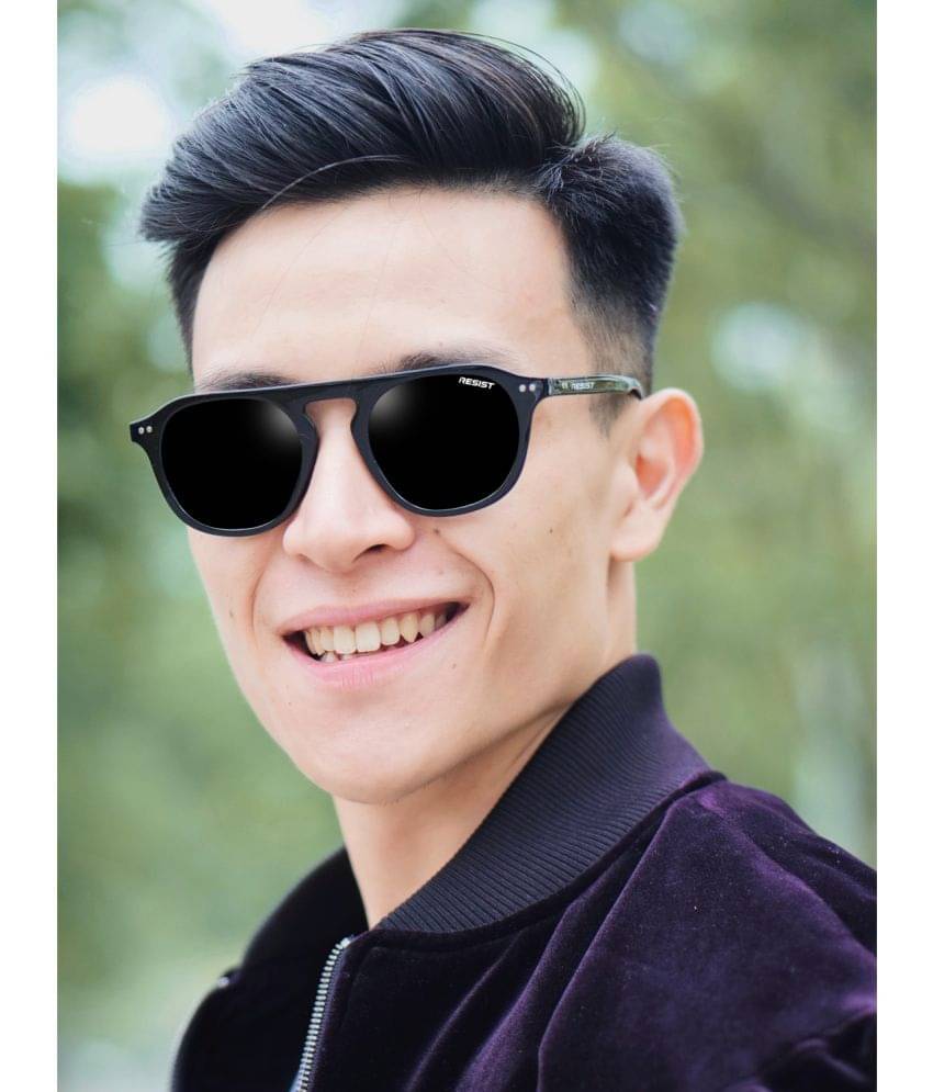 RESIST EYEWEAR Black Rectangular Sunglasses ( Pack of 1 ) RESIST EYEWEAR Black Rectangular Sunglasses ( Pack of 1 )
