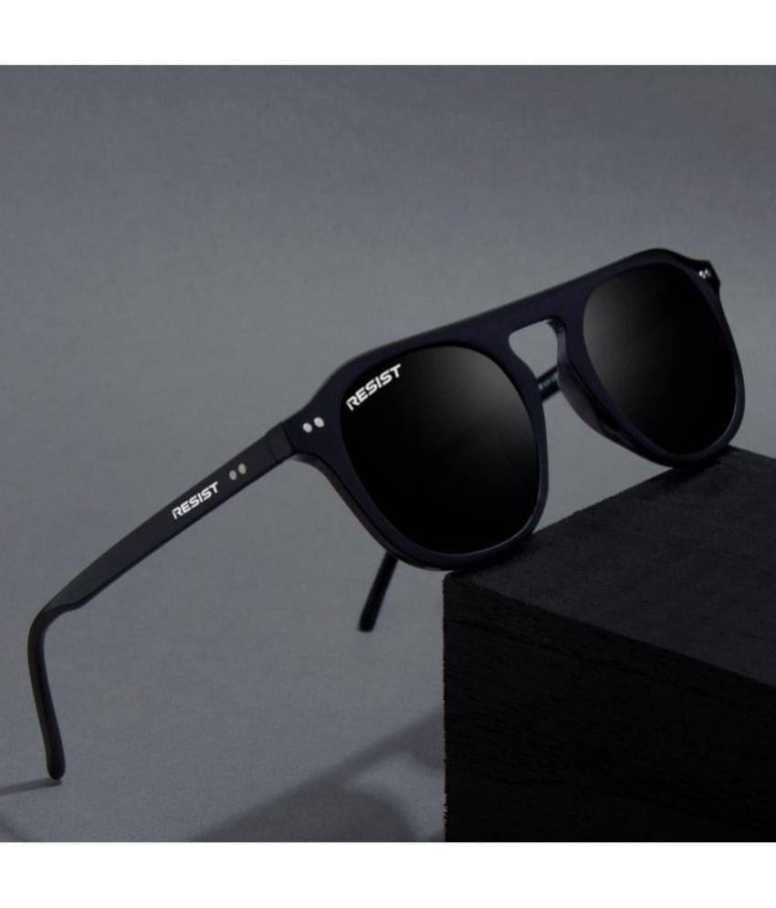 RESIST EYEWEAR Black Rectangular Sunglasses ( Pack of 1 ) RESIST EYEWEAR Black Rectangular Sunglasses ( Pack of 1 )