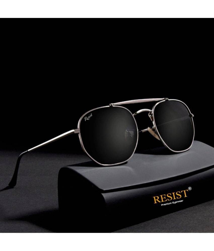 RESIST EYEWEAR Silver Oval Sunglasses ( Pack of 1 ) RESIST EYEWEAR Silver Oval Sunglasses ( Pack of 1 )
