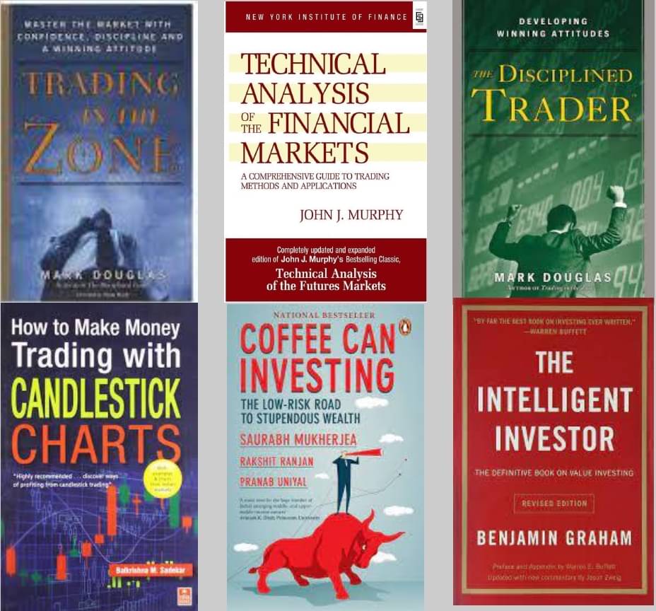 The Disciplined Trader + How to Make Money Trading with Candlestick Charts + Trading In The Zone + Technical Analysis of the Financial Markets + Intelligent Investor + Coffee Can Investing The Disciplined Trader + How to Make Money Trading with Candlestick Charts + Trading In The Zone + Technical Analysis of the Financial Markets + Intelligent Investor + Coffee Can Investing