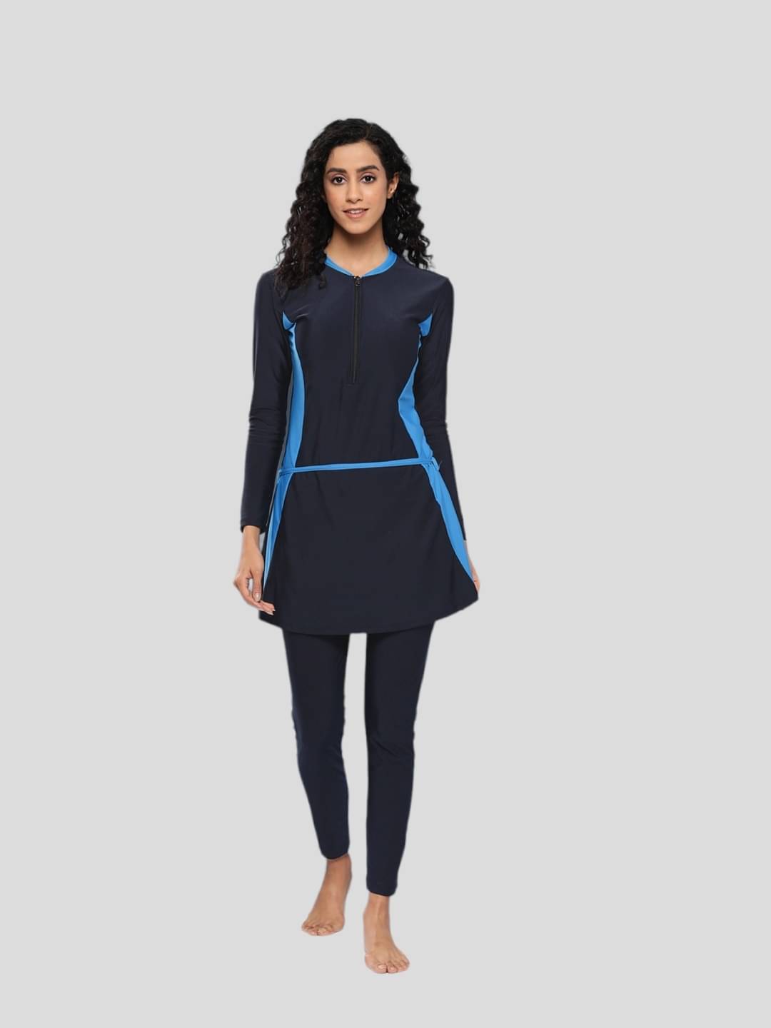Aarika Nylon Navy Bodysuits - Single Aarika Nylon Navy Bodysuits - Single