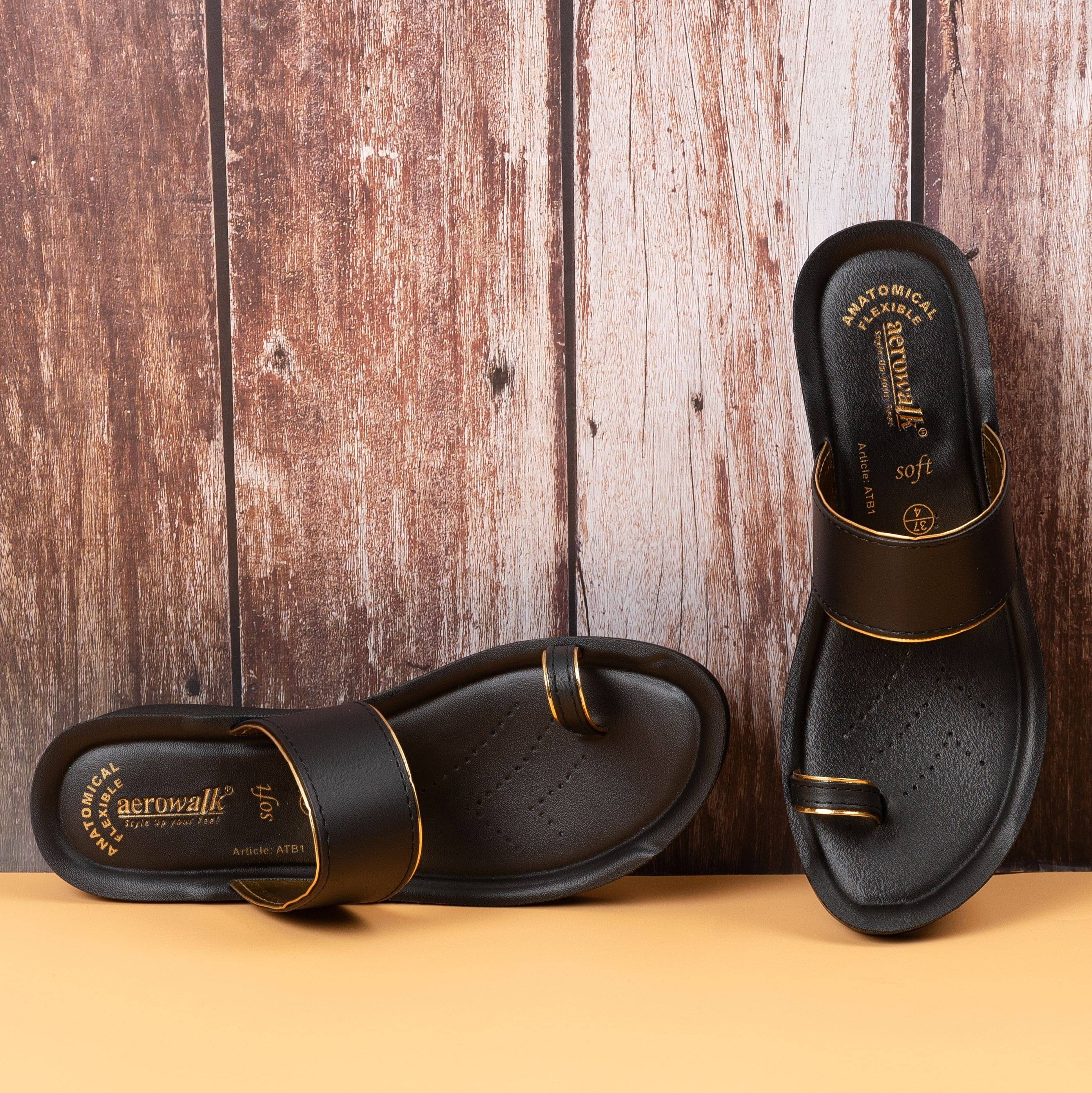     			Aerowalk Black Women's Sandal Heels