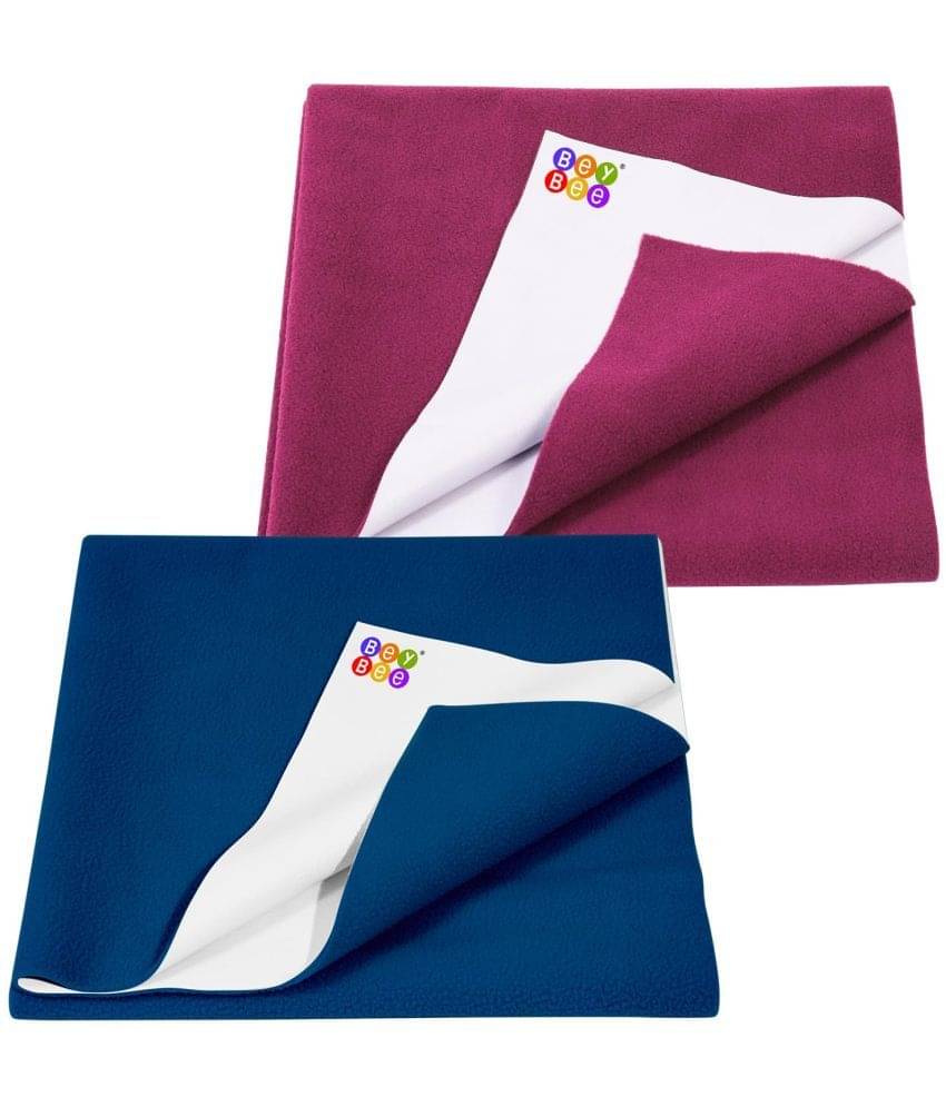     			Beybee Multi-Colour Laminated Bed Protector Sheet ( Pack of 2 )