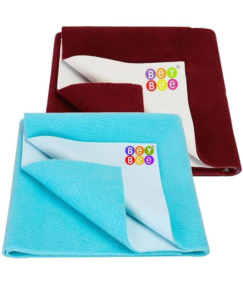     			Beybee Multi-Colour Laminated Bed Protector Sheet ( Pack of 2 )