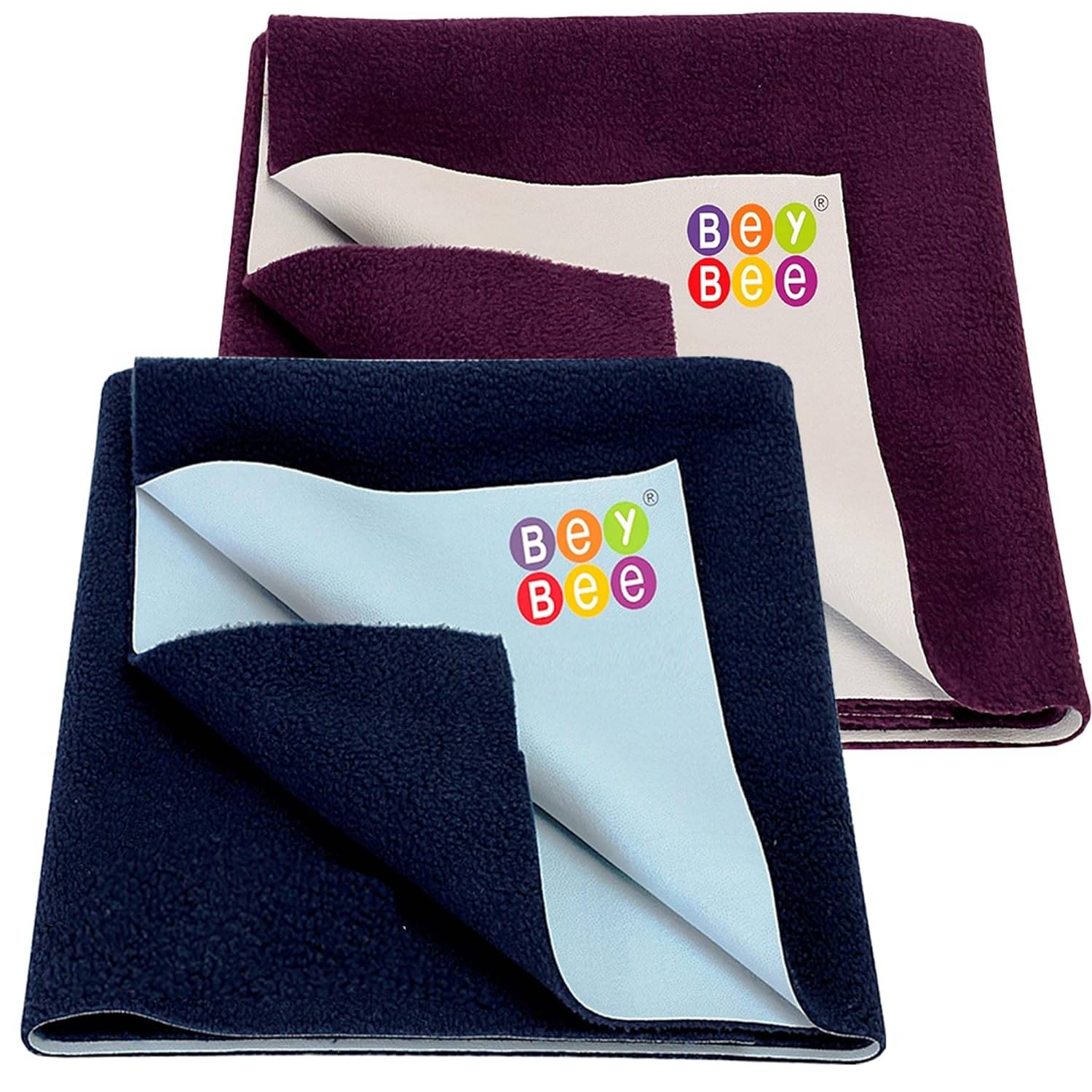 Beybee Multi-Colour Laminated Bed Protector Sheet ( Pack of 2 ) Beybee Multi-Colour Laminated Bed Protector Sheet ( Pack of 2 )