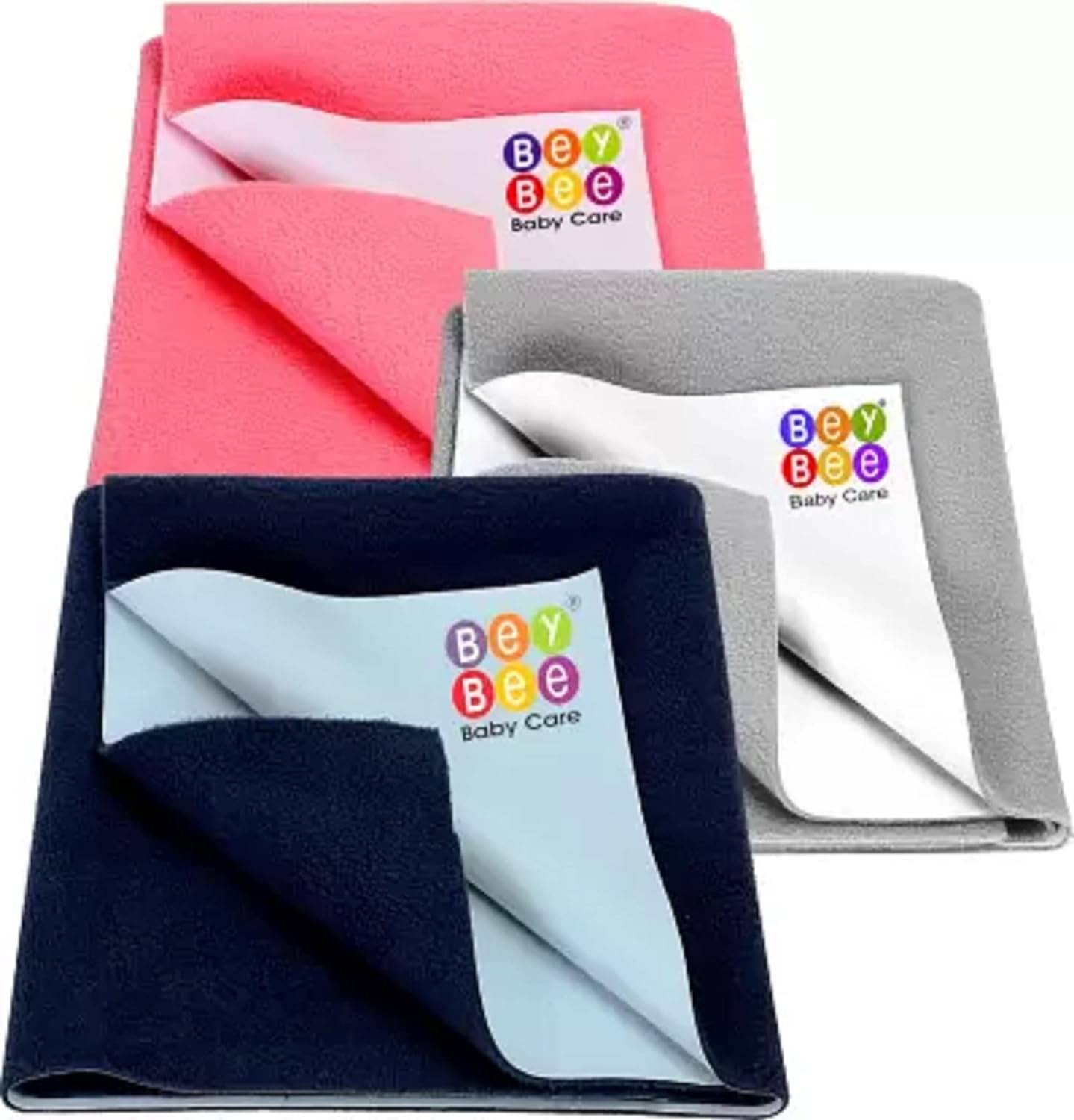 Beybee Multi-Colour Laminated Bed Protector Sheet ( Pack of 2 ) Beybee Multi-Colour Laminated Bed Protector Sheet ( Pack of 2 )