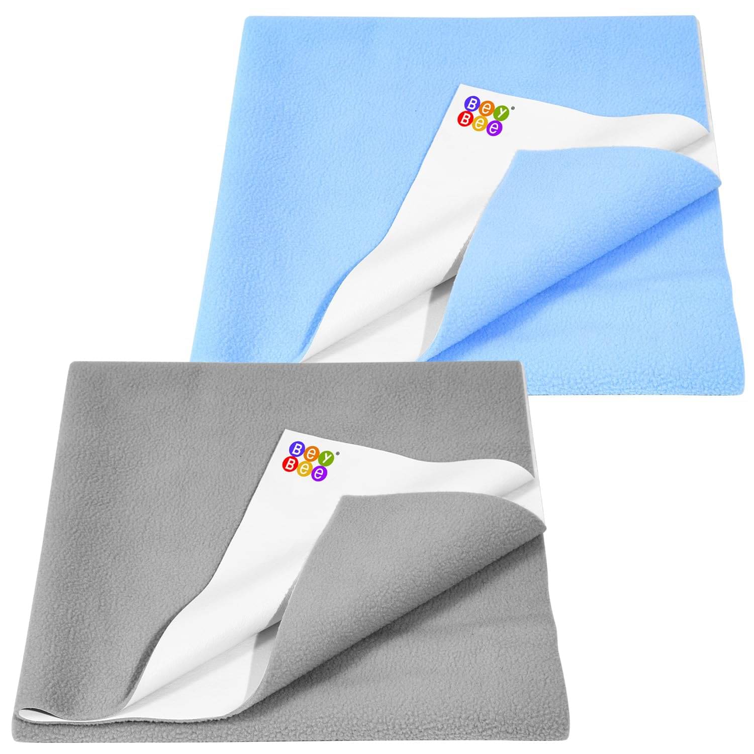     			Beybee Multi-Colour Laminated Bed Protector Sheet ( Pack of 2 )