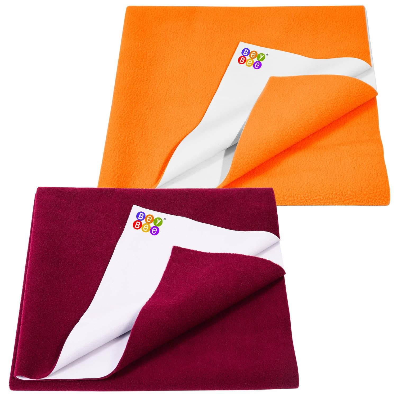 Beybee Multi-Colour Laminated Bed Protector Sheet ( Pack of 2 )     			Beybee Multi-Colour Laminated Bed Protector Sheet ( Pack of 2 )