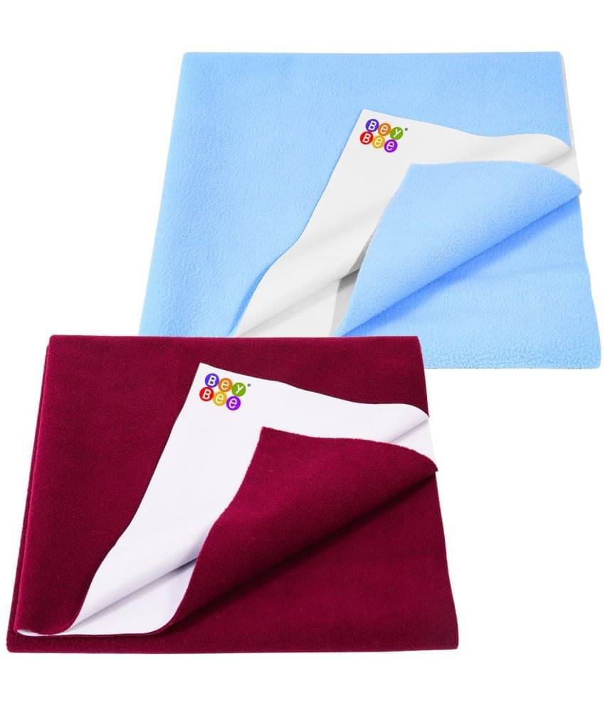     			Beybee Multi-Colour Laminated Bed Protector Sheet ( Pack of 2 )