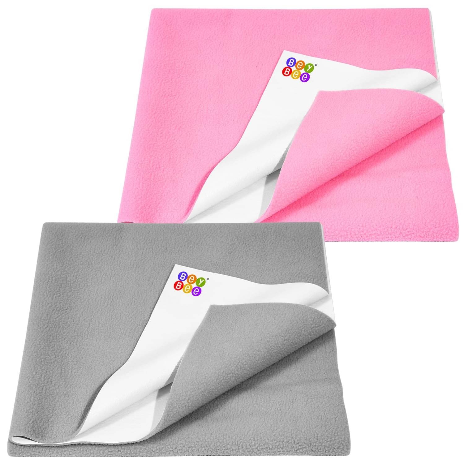     			Beybee Multi-Colour Laminated Bed Protector Sheet ( Pack of 2 )
