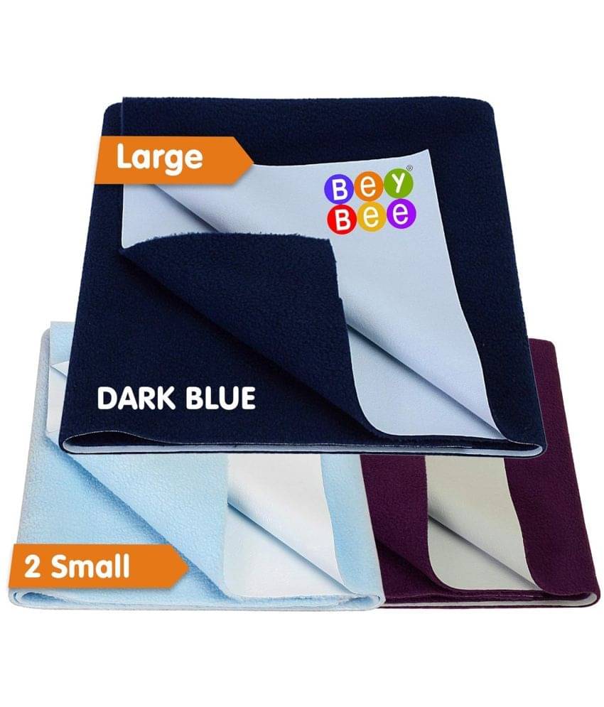     			Beybee Multi-Colour Laminated Bed Protector Sheet ( Pack of 2 )