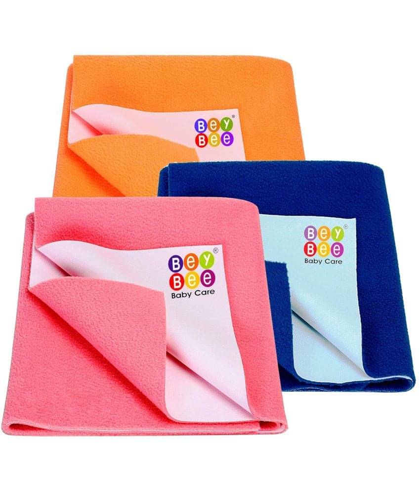     			Beybee Multi-Colour Laminated Bed Protector Sheet ( Pack of 2 )