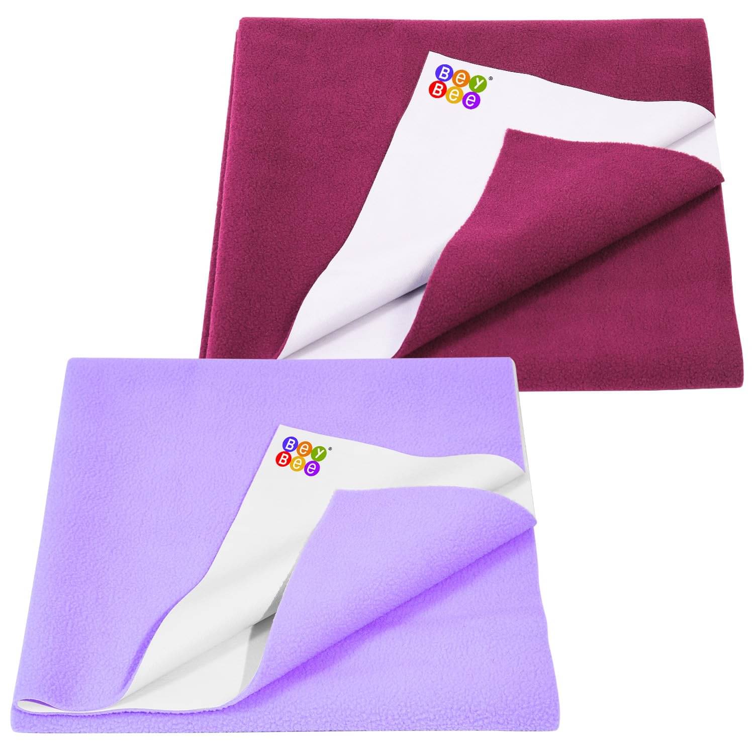 Beybee Multi-Colour Laminated Bed Protector Sheet ( Pack of 2 ) Beybee Multi-Colour Laminated Bed Protector Sheet ( Pack of 2 )