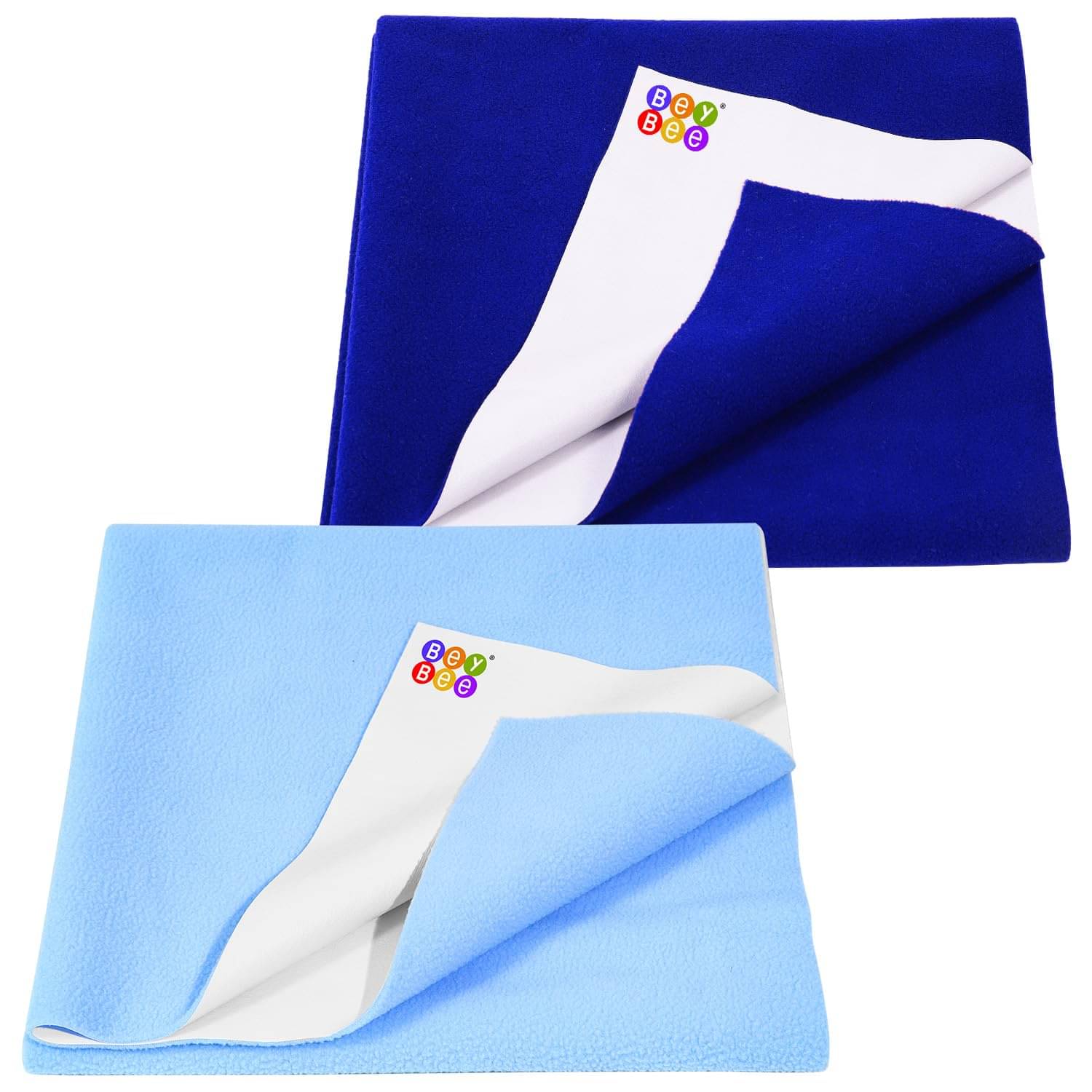     			Beybee Multi-Colour Laminated Bed Protector Sheet ( Pack of 2 )