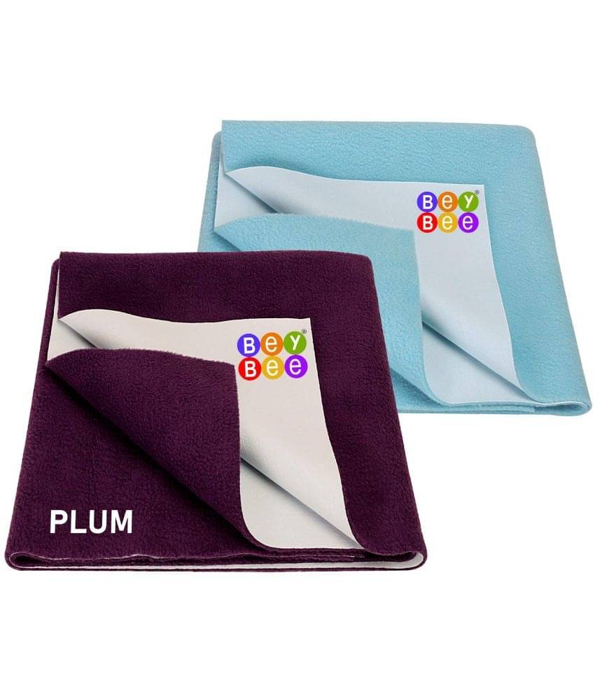     			Beybee Multi-Colour Laminated Bed Protector Sheet ( Pack of 2 )