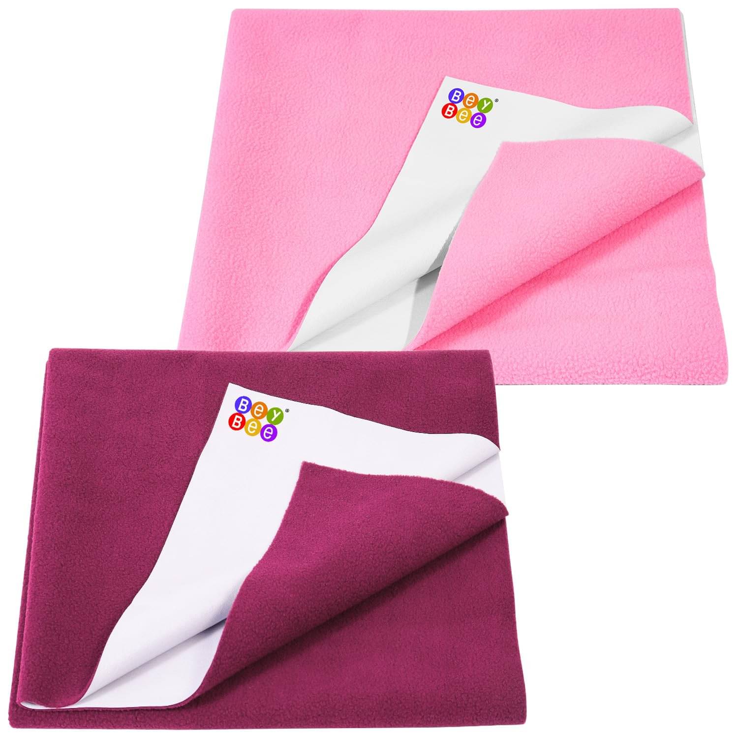Beybee Multi-Colour Laminated Bed Protector Sheet ( Pack of 2 ) Beybee Multi-Colour Laminated Bed Protector Sheet ( Pack of 2 )