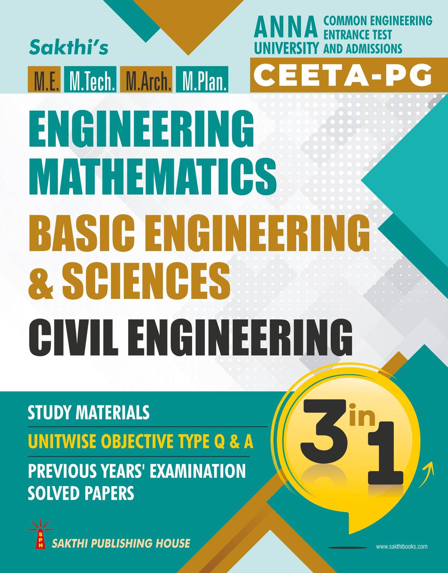 CEETA-PG Civil Engineering,Engineering Mathematics & Basic Engineering and Sciences (3 in 1) CEETA-PG Civil Engineering,Engineering Mathematics & Basic Engineering and Sciences (3 in 1)