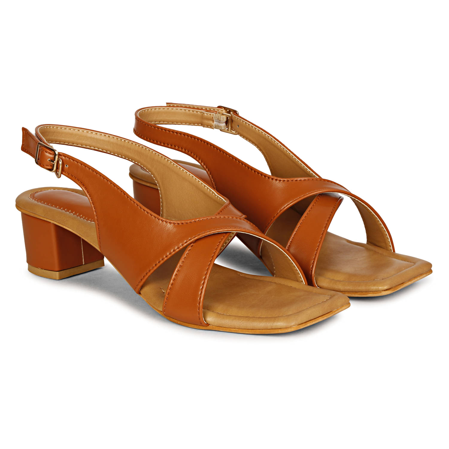     			Commander Shoes Brown Women's Sandal Heels