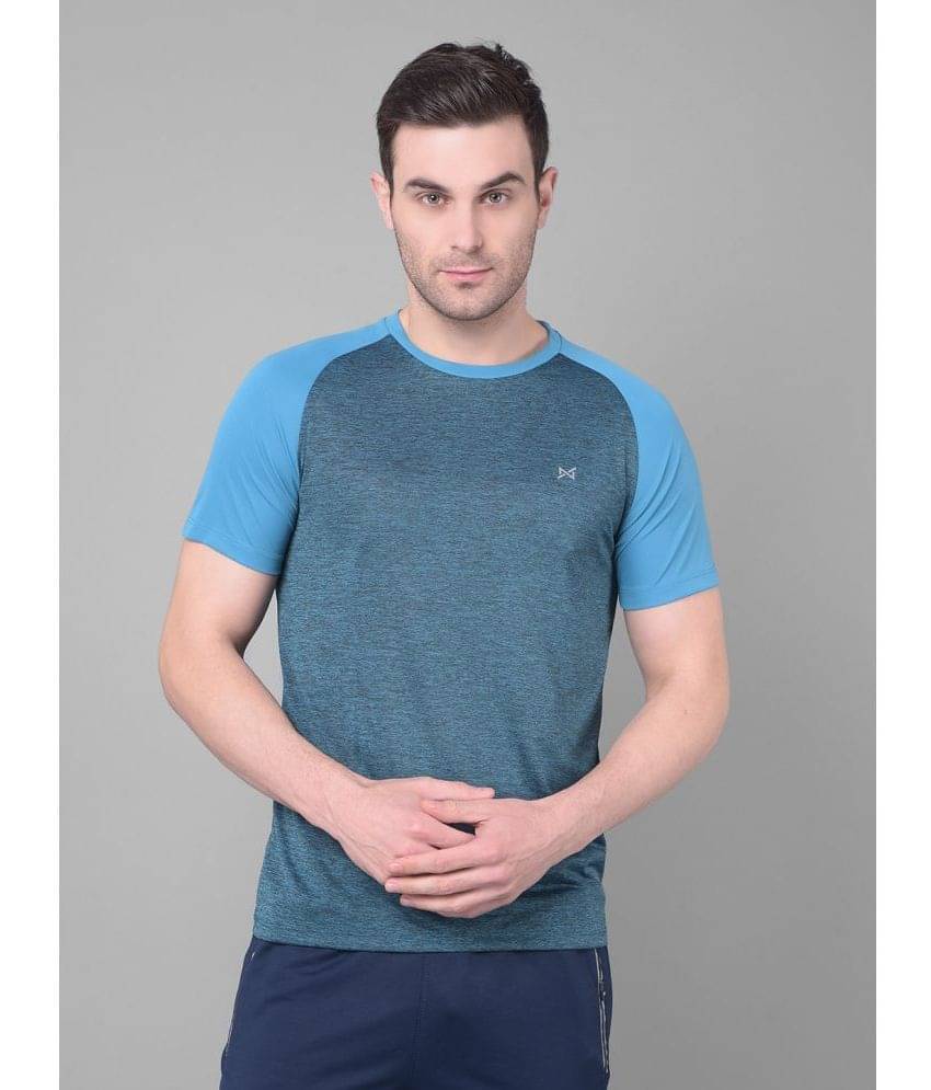     			Force NXT Blue Polyester Regular Fit Men's Sports T-Shirt ( Pack of 1 )