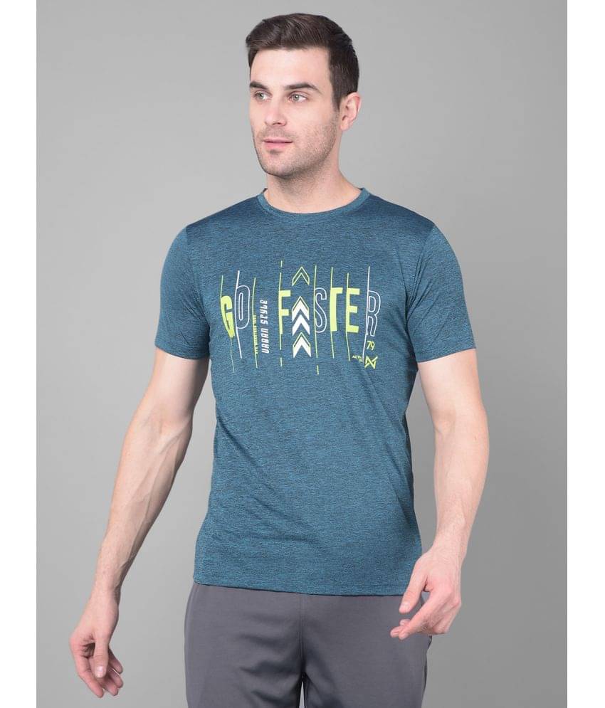 Force NXT Blue Polyester Regular Fit Men's Sports T-Shirt ( Pack of 1 ) Force NXT Blue Polyester Regular Fit Men's Sports T-Shirt ( Pack of 1 )
