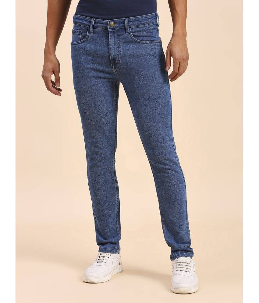 HJ HASASI Regular Fit Basic Men's Jeans - Indigo Blue ( Pack of 1 ) HJ HASASI Regular Fit Basic Men's Jeans - Indigo Blue ( Pack of 1 )