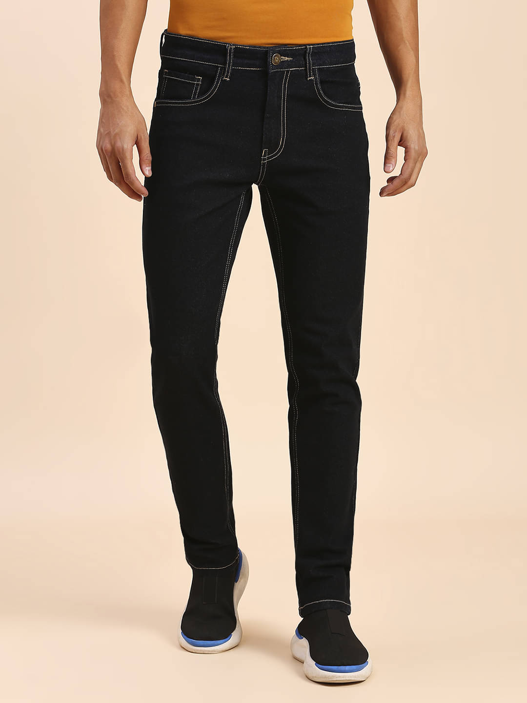 HJ HASASI Regular Fit Basic Men's Jeans - Indigo Blue ( Pack of 1 ) HJ HASASI Regular Fit Basic Men's Jeans - Indigo Blue ( Pack of 1 )