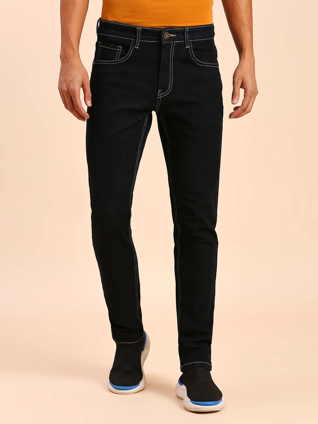 HJ HASASI Regular Fit Basic Men's Jeans - Indigo Blue ( Pack of 1 ) - Jeans | Buy online on ZillyBuy