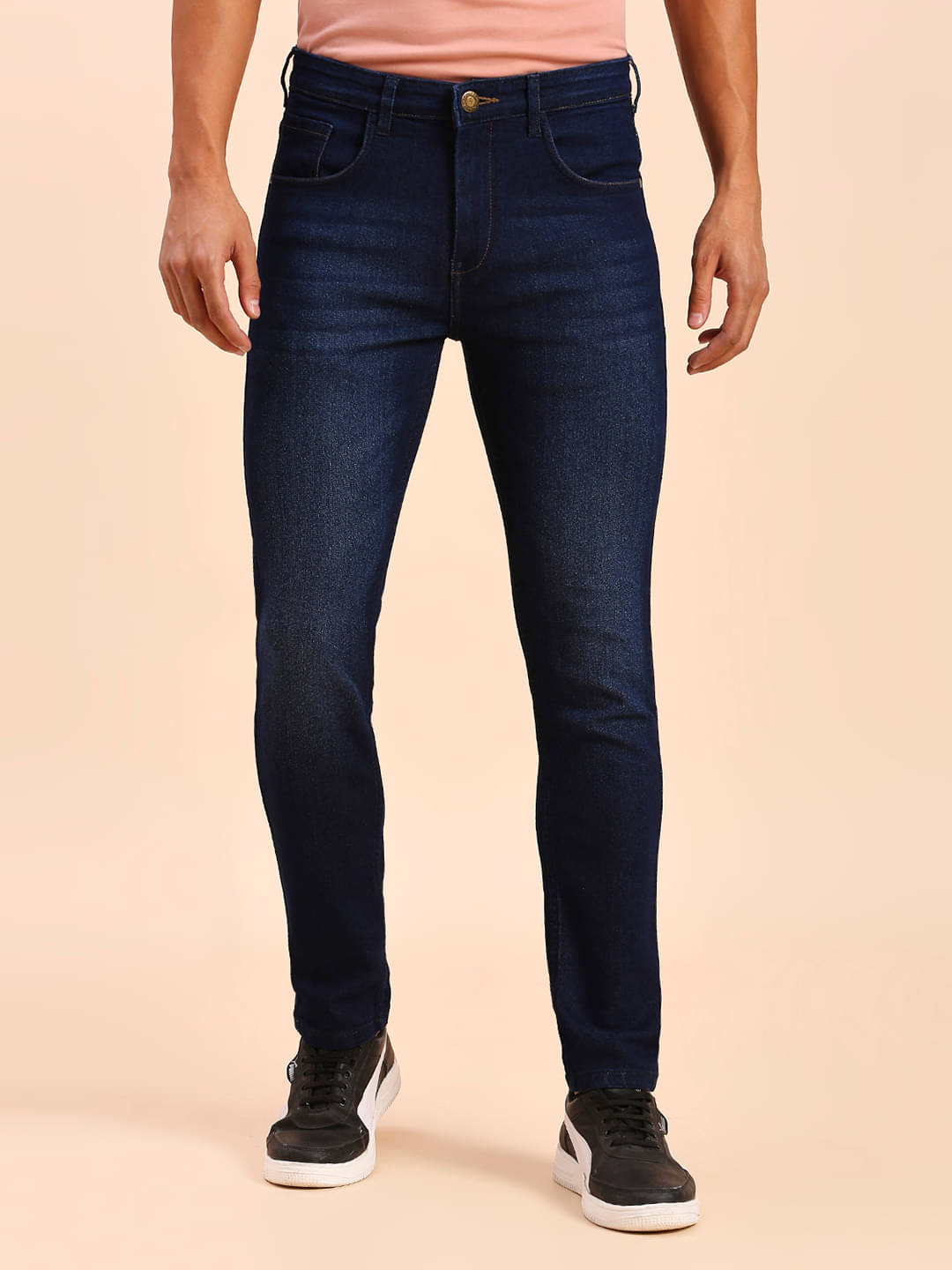 HJ HASASI Regular Fit Faded Men's Jeans - Indigo Blue ( Pack of 1 ) HJ HASASI Regular Fit Faded Men's Jeans - Indigo Blue ( Pack of 1 )