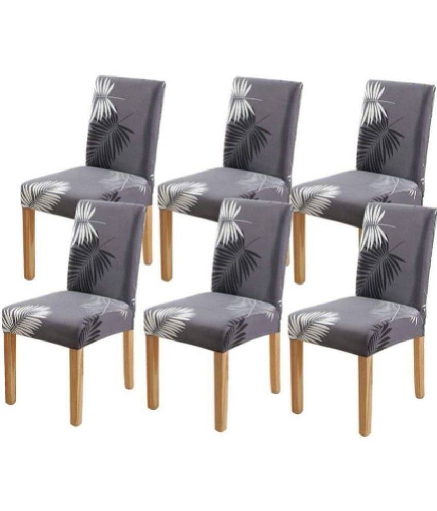     			House Of Quirk 1 Seater Polyester Chair Cover ( Pack of 6 )