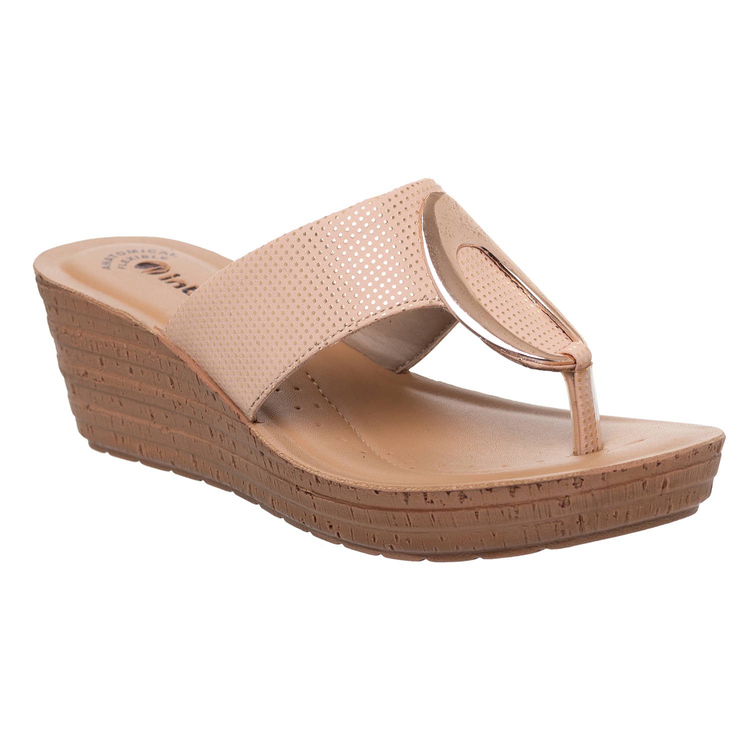 Inblu Beige Women's Slip On Heels Inblu Beige Women's Slip On Heels