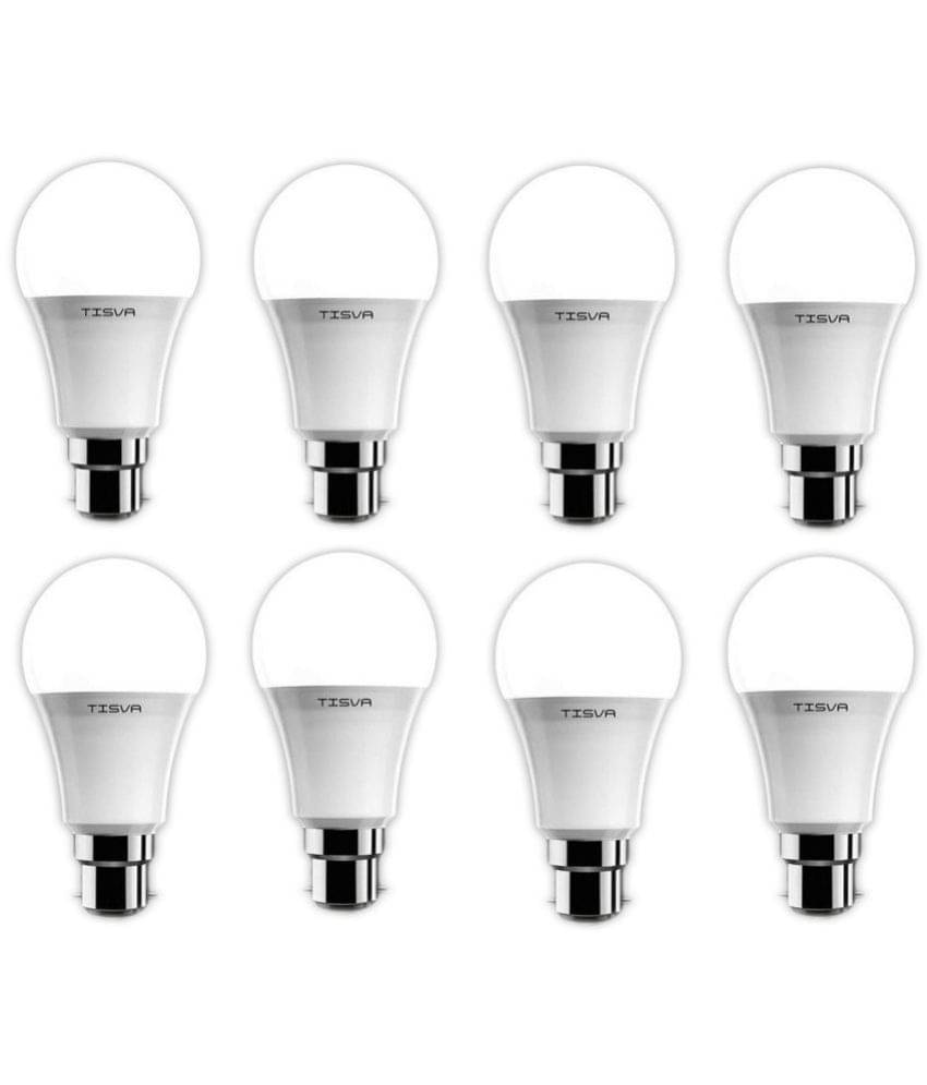 Tisva 9W Cool Day Light LED Bulb ( Pack of 8 ) Tisva 9W Cool Day Light LED Bulb ( Pack of 8 )