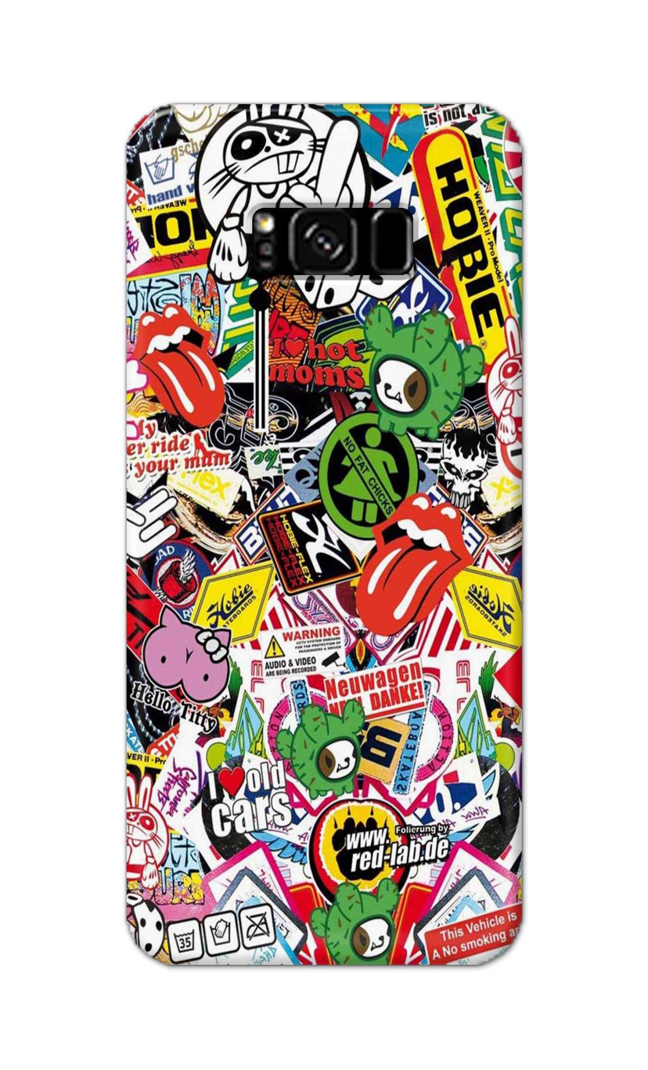     			Tweakymod Multicolor Printed Back Cover Polycarbonate Compatible For Samsung Galaxy S8 ( Pack of 1 )