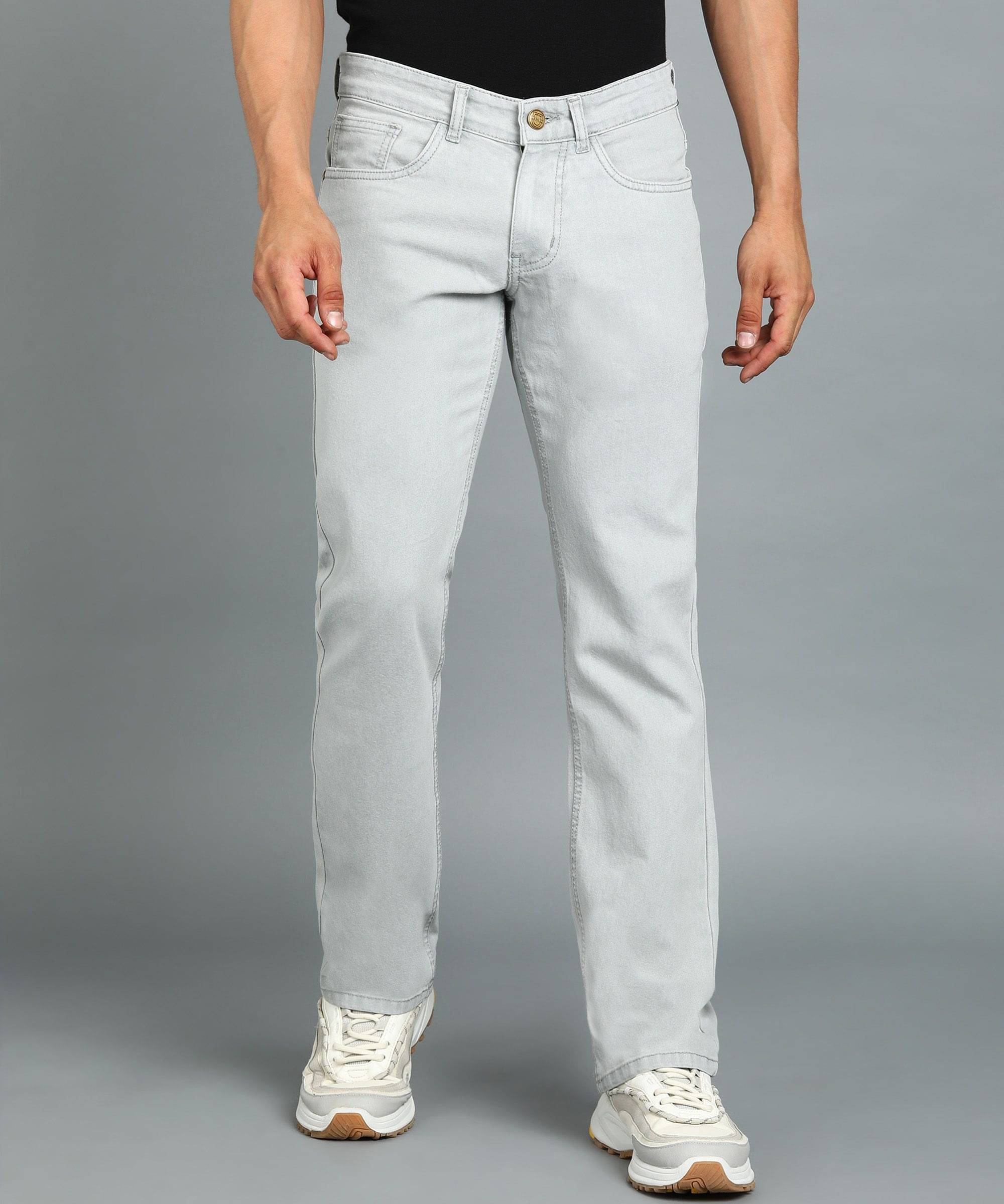 Urbano Fashion Regular Fit Basic Men's Jeans - Grey Melange ( Pack of 1 ) Urbano Fashion Regular Fit Basic Men's Jeans - Grey Melange ( Pack of 1 )