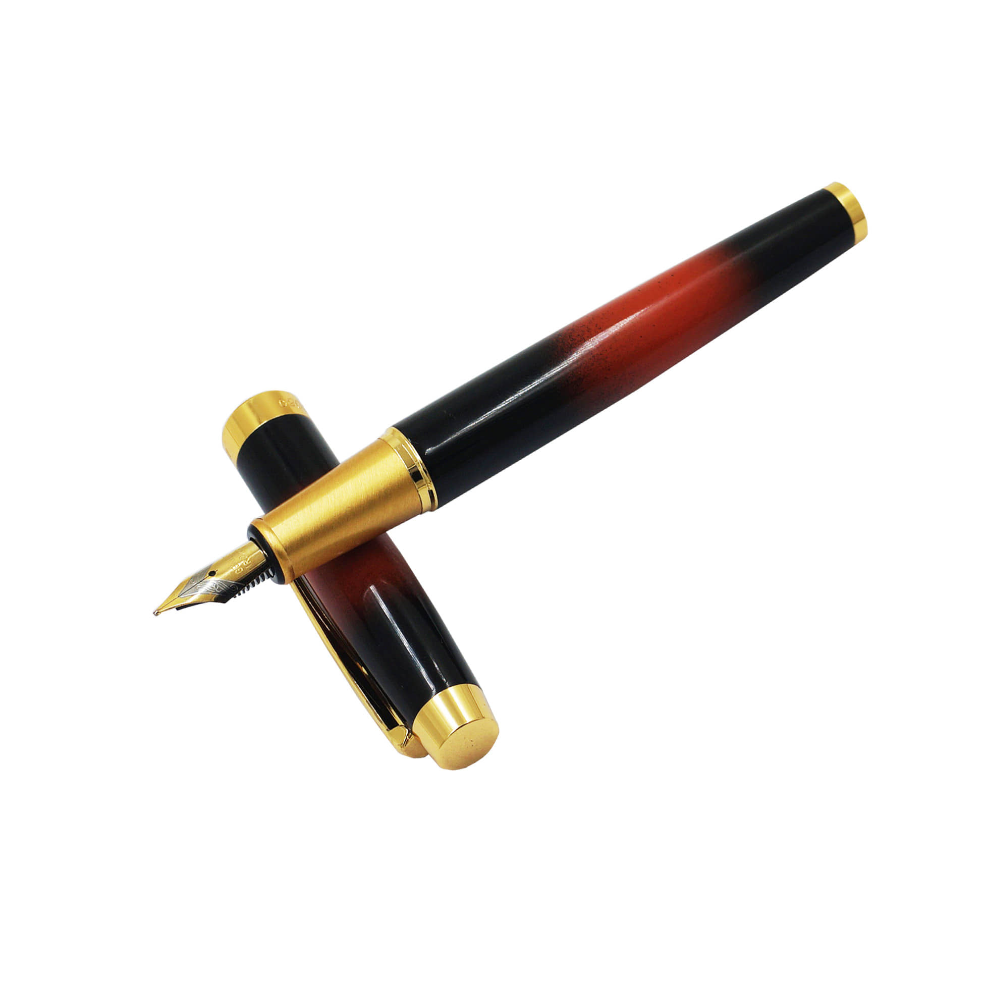 Auteur Orange Medium Line Fountain Pen ( Pack of 1 )