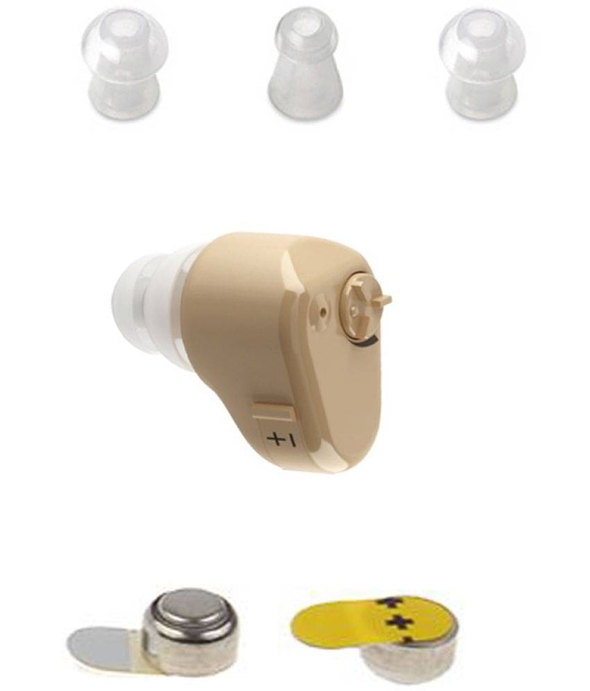 Axon K-80 Deaf Ear Invisible Normal to Moderate Sound Enhancement Amplifier Profound Hearing Loss CIC Hearing Aid (Beige) Axon K-80 Deaf Ear Invisible Normal to Moderate Sound Enhancement Amplifier Profound Hearing Loss CIC Hearing Aid (Beige)