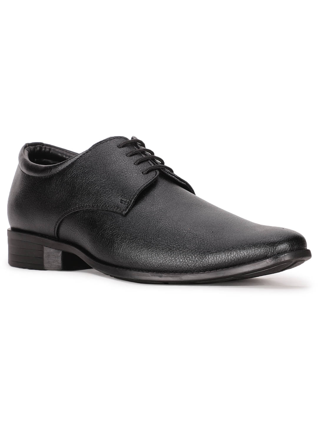     			Bata Black Men's Derby Formal Shoes