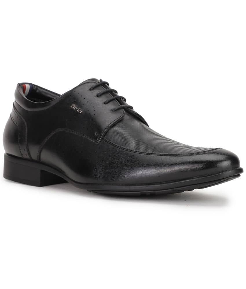 Bata Black Men's Derby Formal Shoes - Formal Shoes | Buy online on ZillyBuy