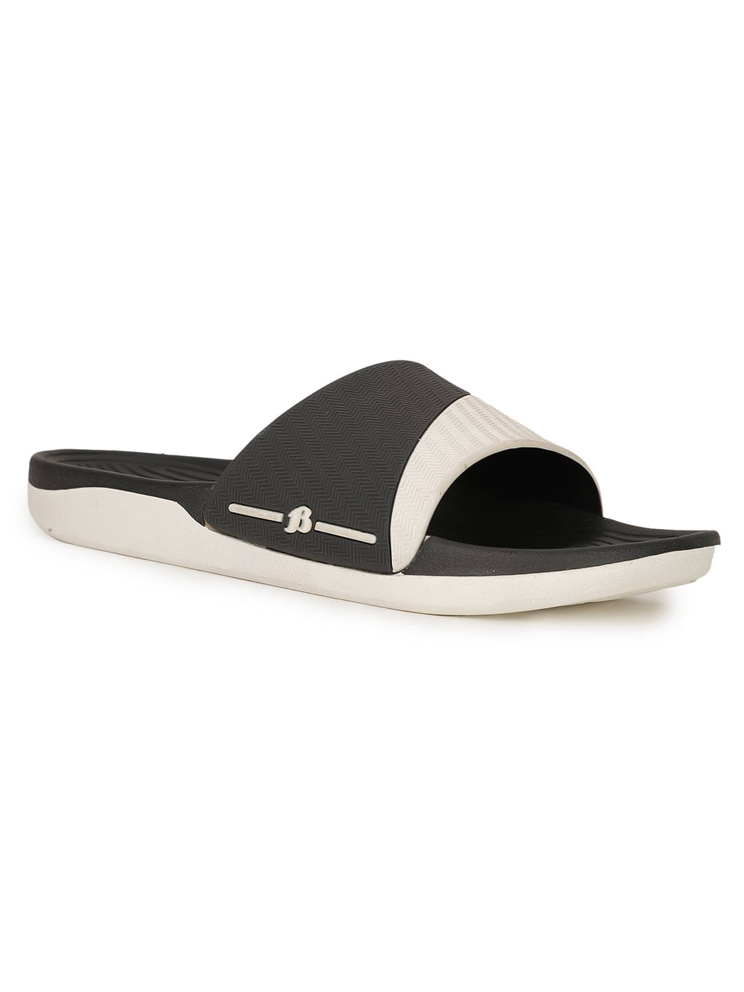 Bata Black Men's Slide Flip Flop Bata Black Men's Slide Flip Flop