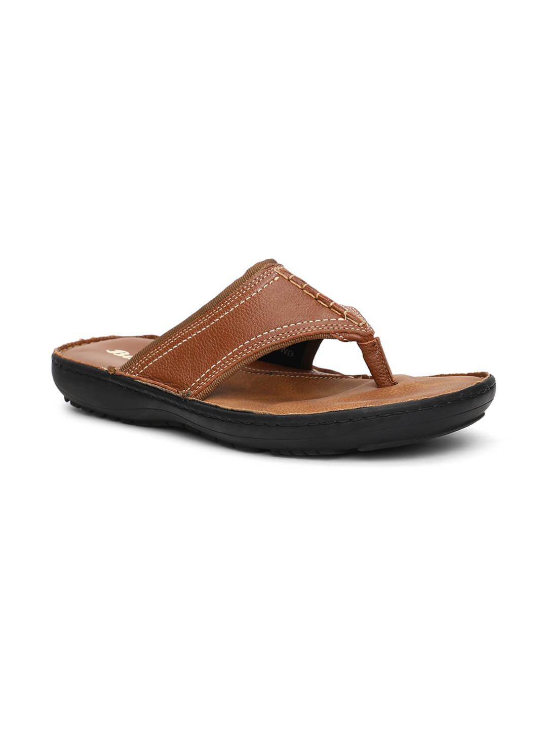     			Bata Brown Men's Thong Flip Flop