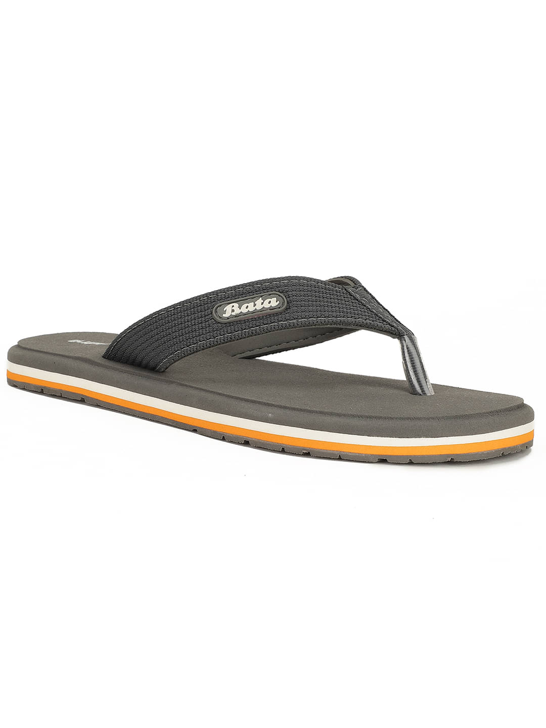     			Bata Grey Men's Thong Flip Flop