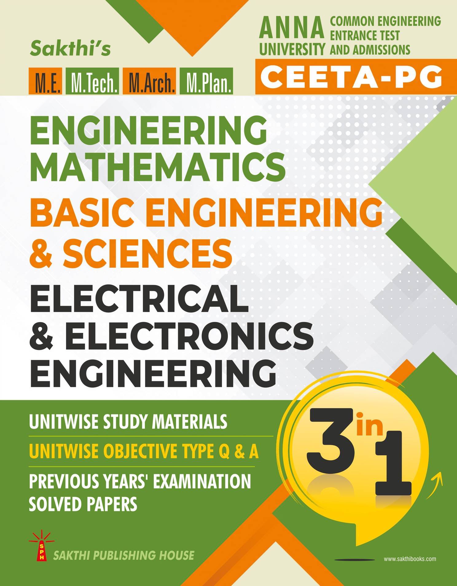     			CEETA-PG Electrical and Electonics Engineering,Engineering Mathematics & Basic Engineering and Sciences (3 in 1)