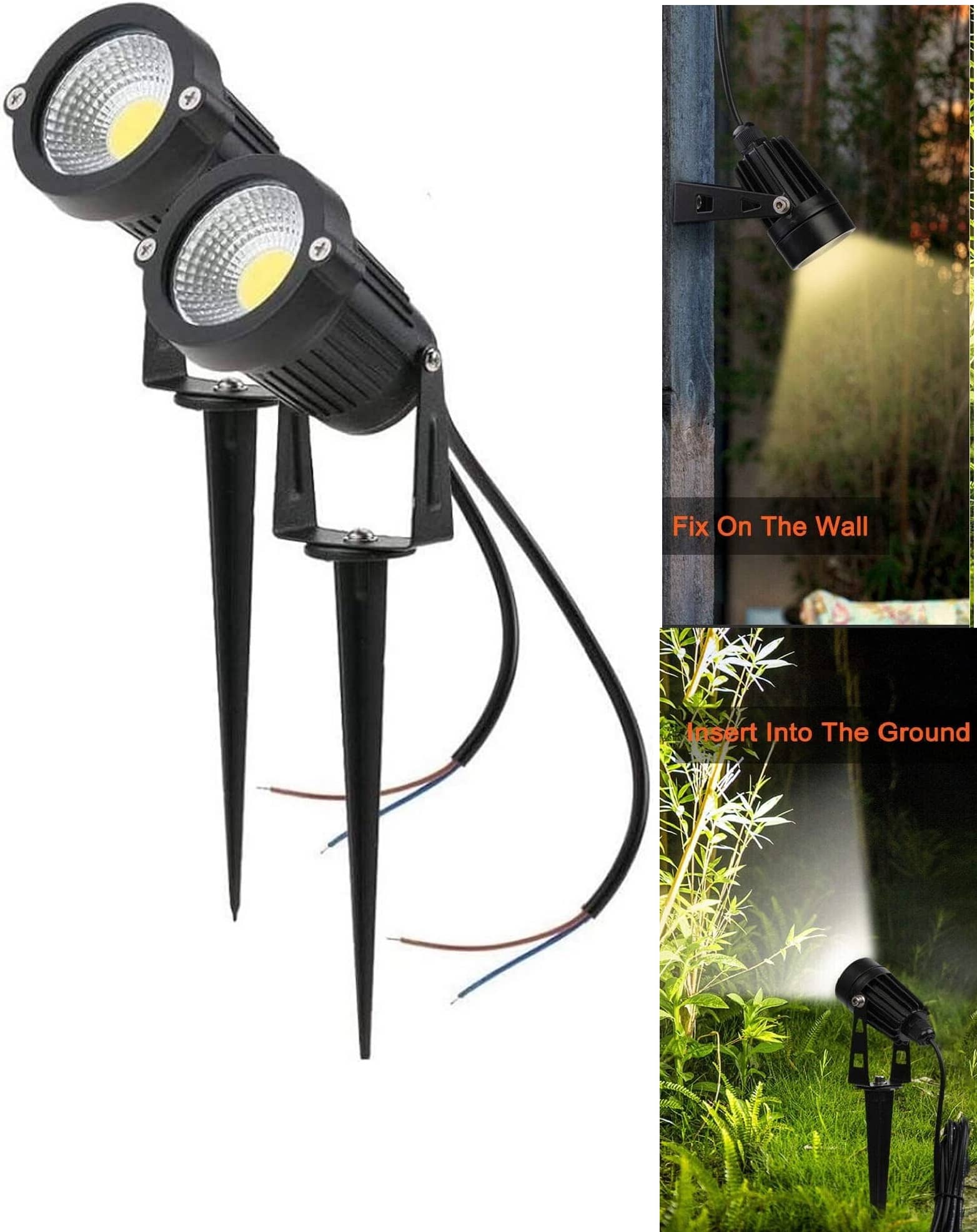 DAJUBHAI LED GARDEN LIGHT Outdoor Wall lights Warm White - Pack of 1