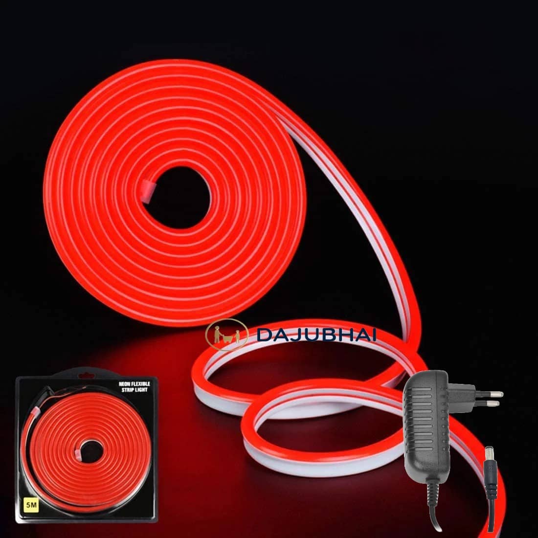 DAJUBHAI Orange 5Mtr Neon Light ( Pack of 1 )