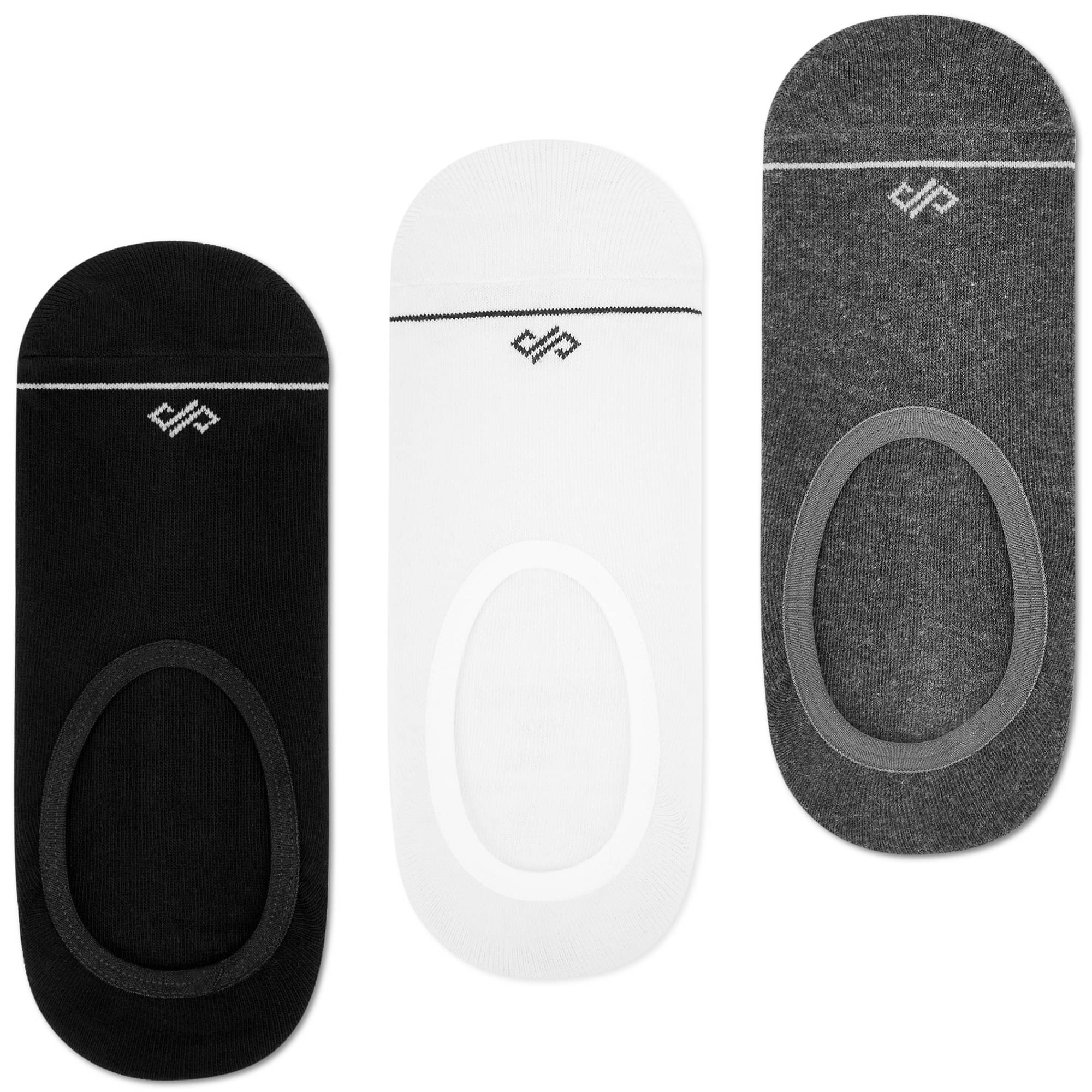 Dynamocks Cotton Blend Men's Printed MultiColor No Show Socks ( Pack of 3 )     			Dynamocks Cotton Blend Men's Printed MultiColor No Show Socks ( Pack of 3 )