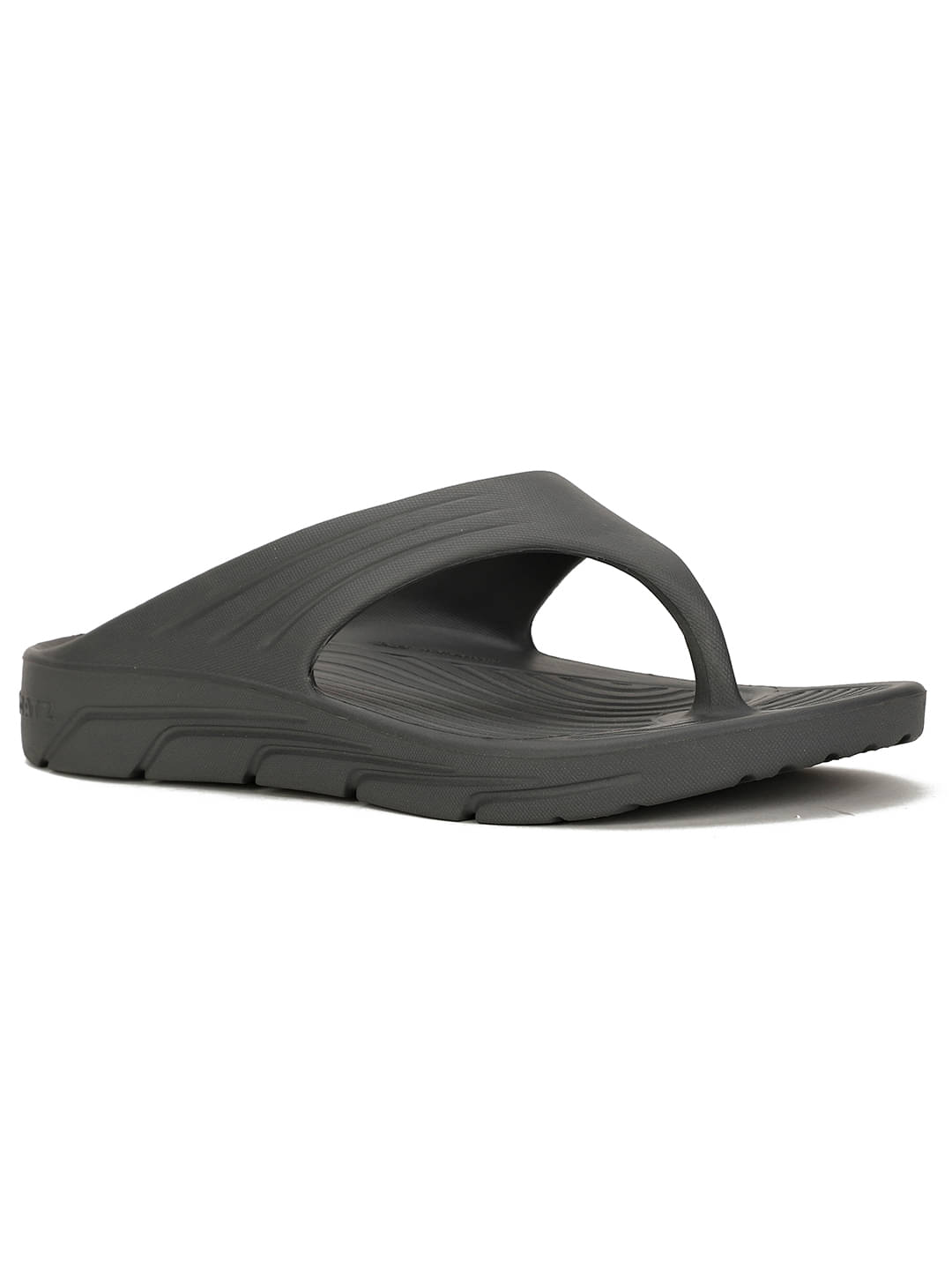     			Floatz Black Men's Thong Flip Flop