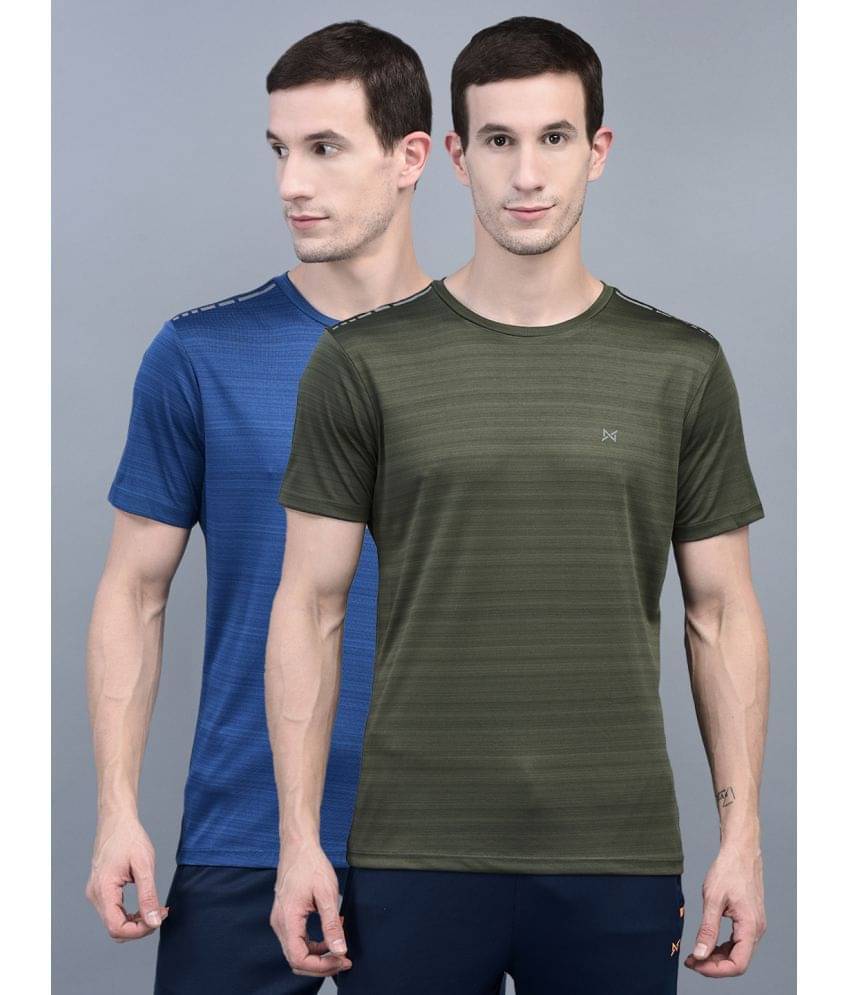 Force NXT Pack of 2 Cotton Blend Regular Fit Men's T-Shirt ( Multicolor ) Force NXT Pack of 2 Cotton Blend Regular Fit Men's T-Shirt ( Multicolor )