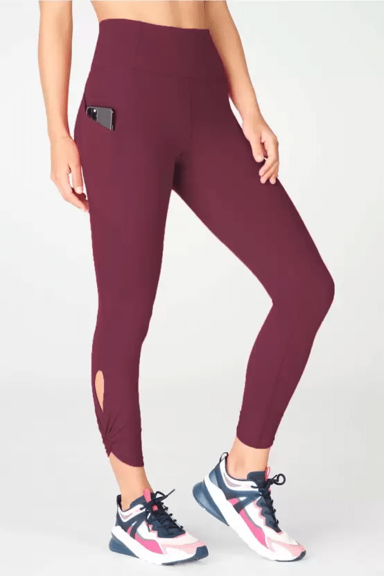     			Glito Maroon Polyester Lycra Self Design Tights - Single
