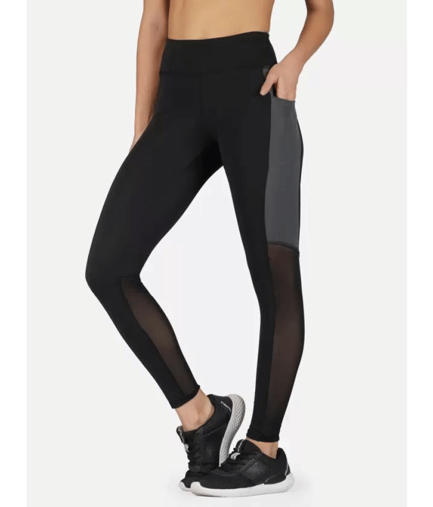     			Glito Red Polyester Lycra Self Design Tights - Single
