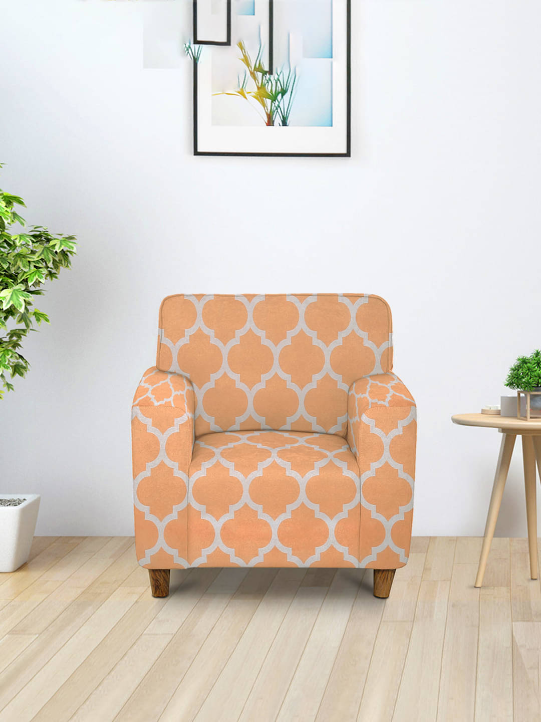     			Cortina 1 Seater Polyester Sofa Cover ( Pack of 1 )