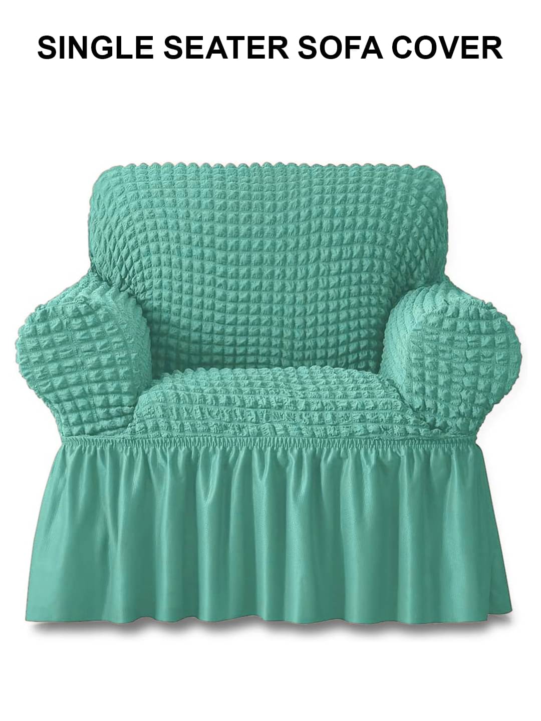     			Cortina 1 Seater Polyester Sofa Cover ( Pack of 1 )